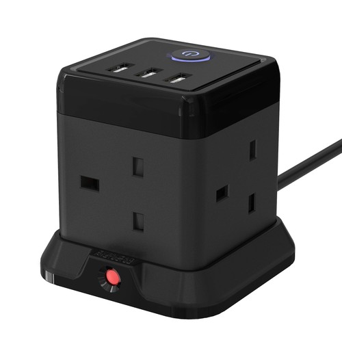 Cube extension lead with usb - lead,