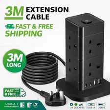 8-Way Power Extension Tower