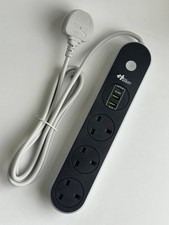 Extension lead 1.6m with 3 Way