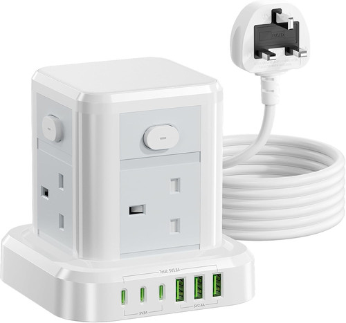 Cube extension lead with usb - cube,