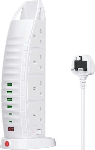 Tower extension lead with usb - extension,