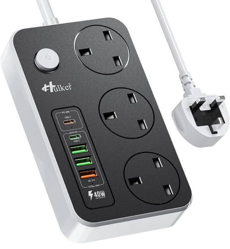 Extension lead with usb c - extension, 2m